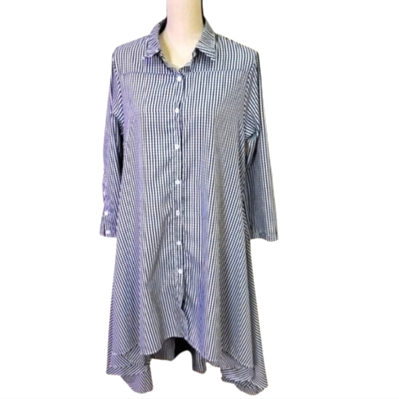 Step In Style | Dresses | Step In Style Black And White Gingham High ...